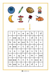 Woordzoekers Per Kern 1 T/m 6 ; Juf Krista - Jufbijtje.nl