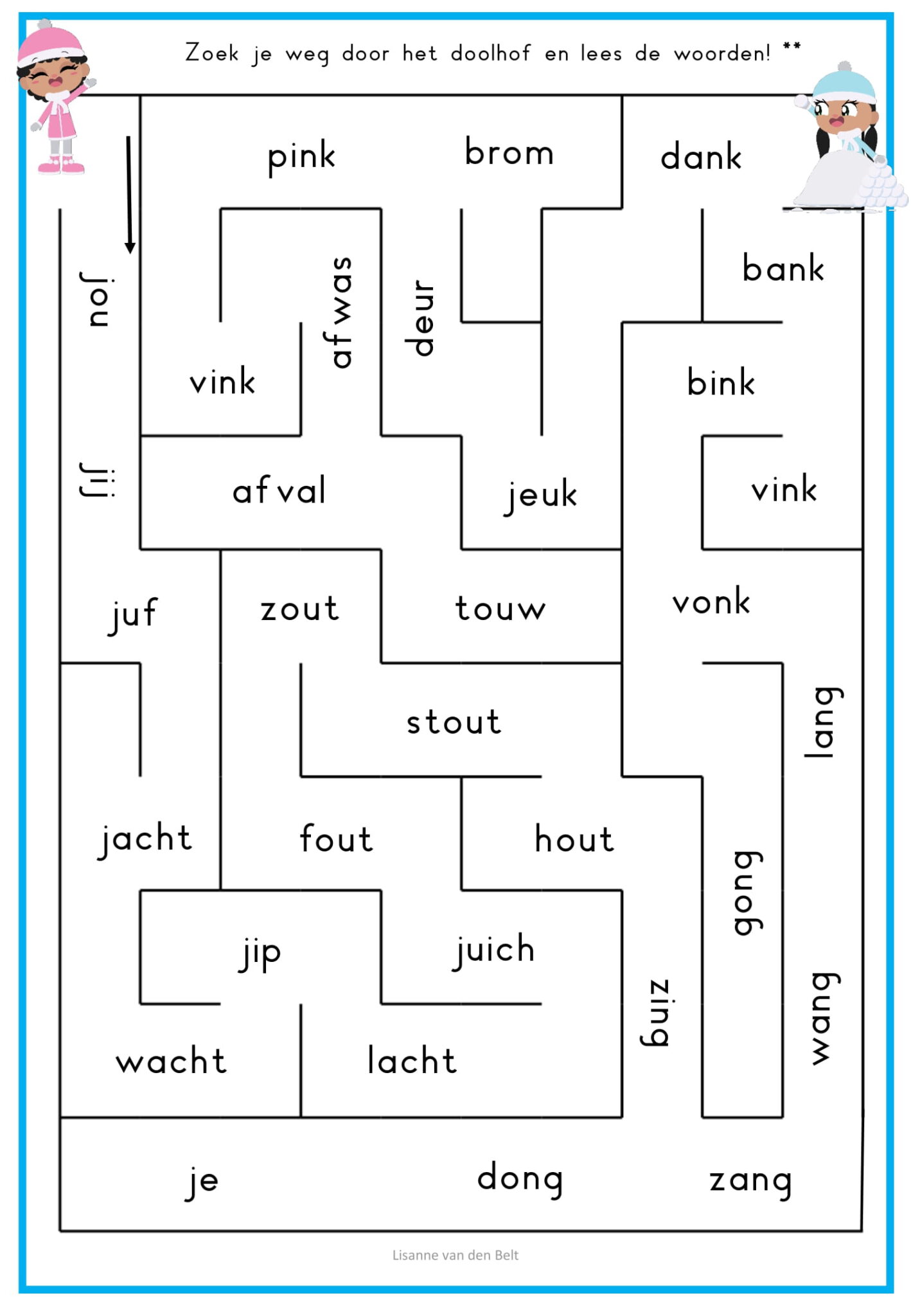 Juf Lisanne | Thema 6; Winter - Jufbijtje.nl